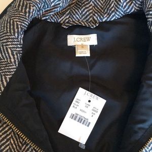 J Crew Herringbone Puffer Vest - NWT